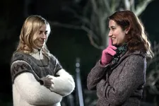 Anne Consigny with Emmanuelle Devos in A Christmas Tale
